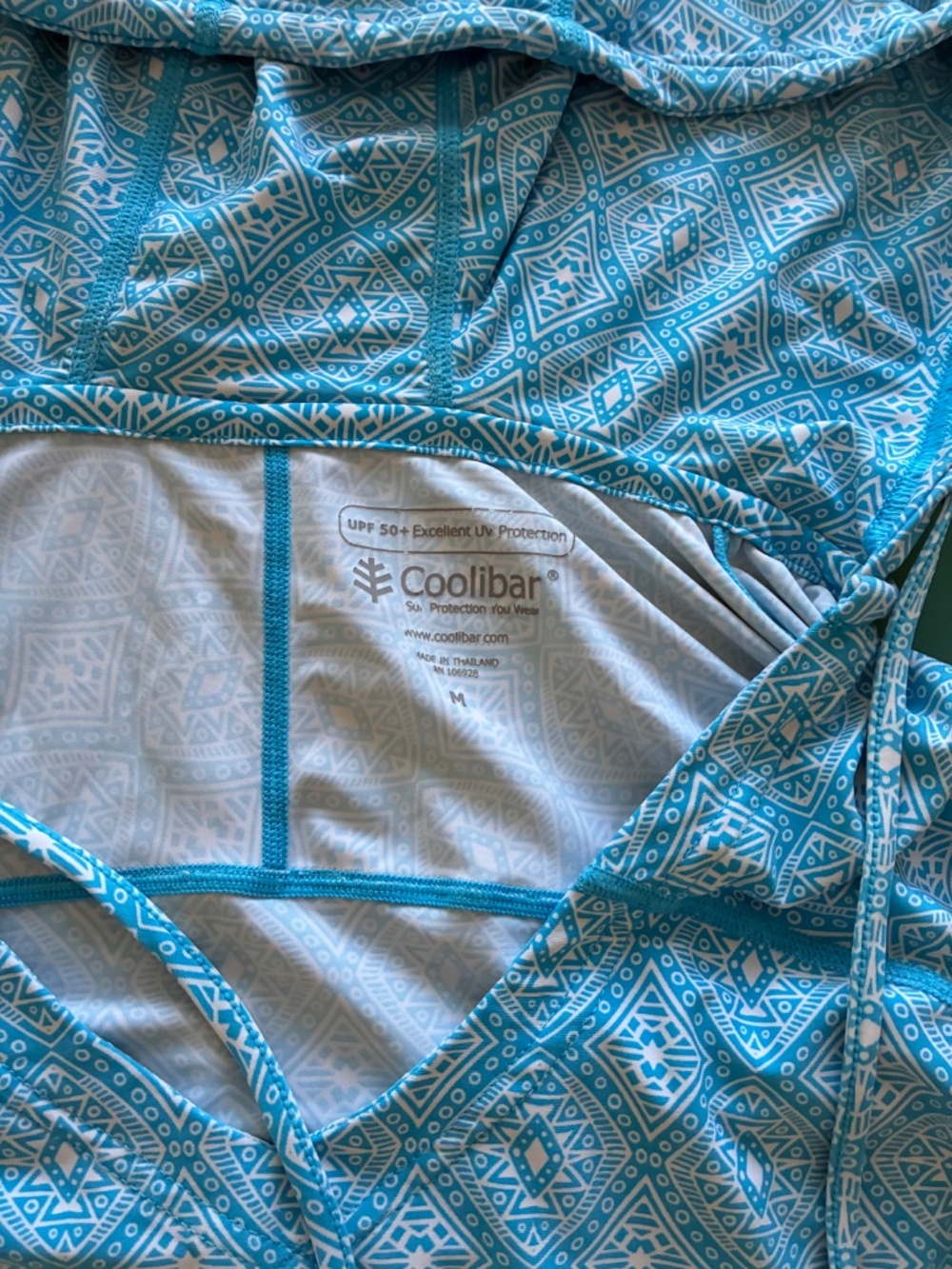 Coolibar Hooded UPF50 Sun Dress/Swim Cover Size Medium - Picture 7 of 7